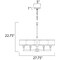 Maxim Lighting Nexus 5-Light 27.75" Wide Oil Rubbed Bronze Chandelier 12055WTOI - alternate 2